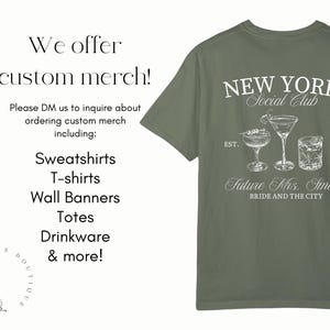 Custom Cowgirl Comfort Colors® T-shirt, Western Bachelorette Party, Reckless in Texas Girls Trip Tee imagen 10
