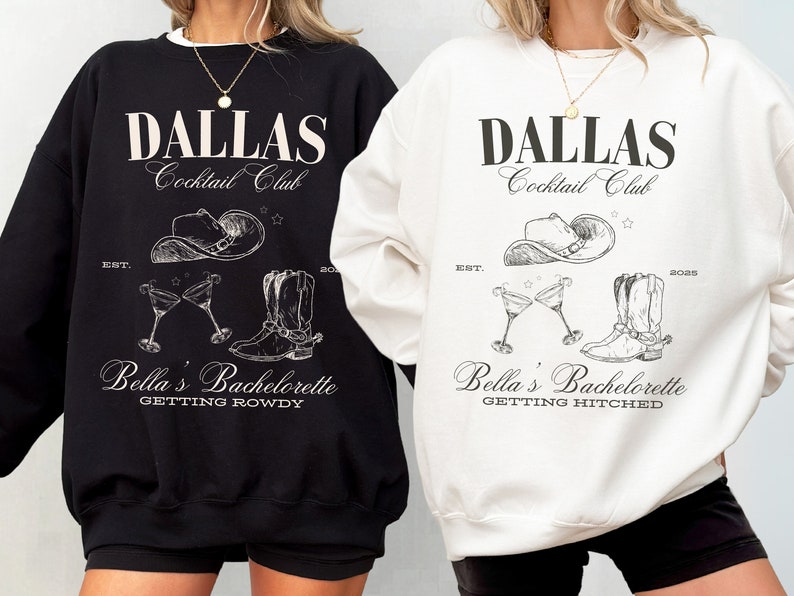 Custom Country Bachelorette Sweatshirt, Luxury Bachelorette Merch, Austin Bach Shirts, Nashville bachelorette Shirts, Bridal Party Gifts image 4
