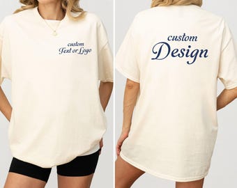 Custom Gildan® 5000 Shirt, Personalized Text or Logo Tee