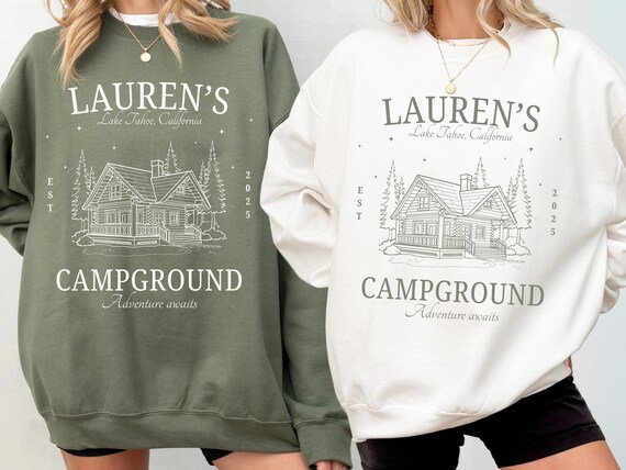 Camp Bachelorette Sweatshirt Custom Camping Bachelorette Trip Crewneck Personalized Hiking Bachelorette Sweater Lake Themed Bach Merch Etsy