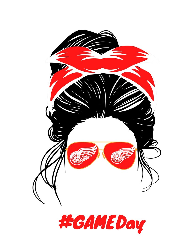 Hockey custom made messy bun  etsy Hockey custom made messy bun  etsy