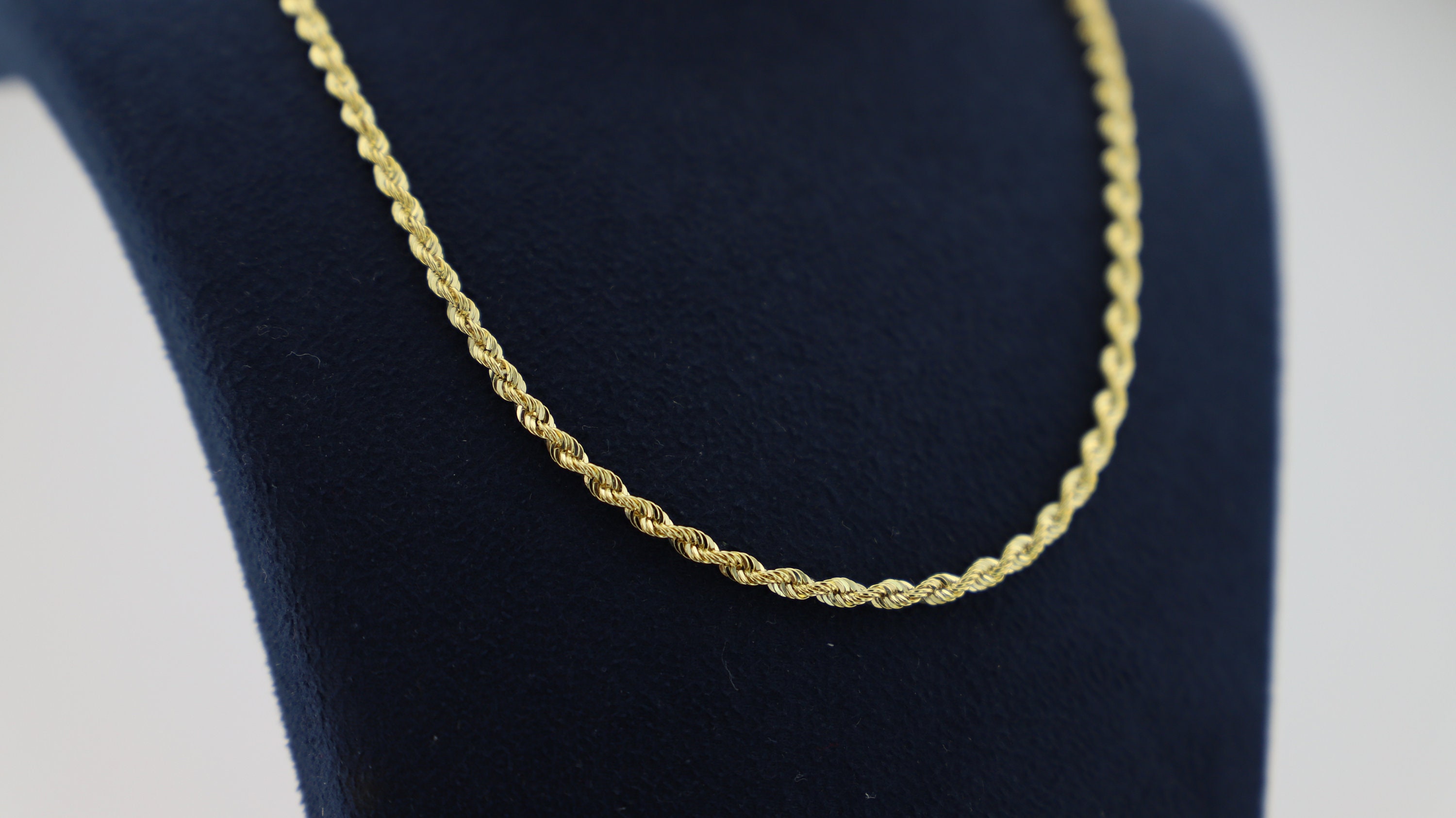  JewelsForum 22k Yellow Gold Chain Braided Design Cable