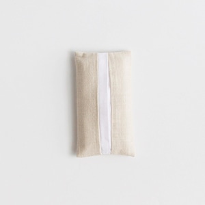Porte-mouchoirs en lin, Pochette de poche pour mouchoirs en papier, Porte-mouchoirs en tissu minimaliste neutre, Étui à mouchoirs en papier, Idées cadeaux d'anniversaire de Noël, Respectueux de l'environnement