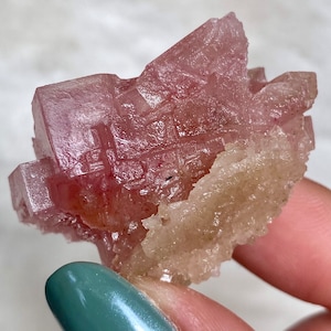 Pink Halite Crystals from California