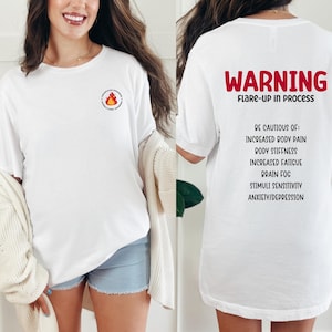 Fibro Warrior Gift, Fibromyalgia Flare-Up Statement Shirt, Fibromyalgia Awareness T-Shirt, Comfort Colors Tee,