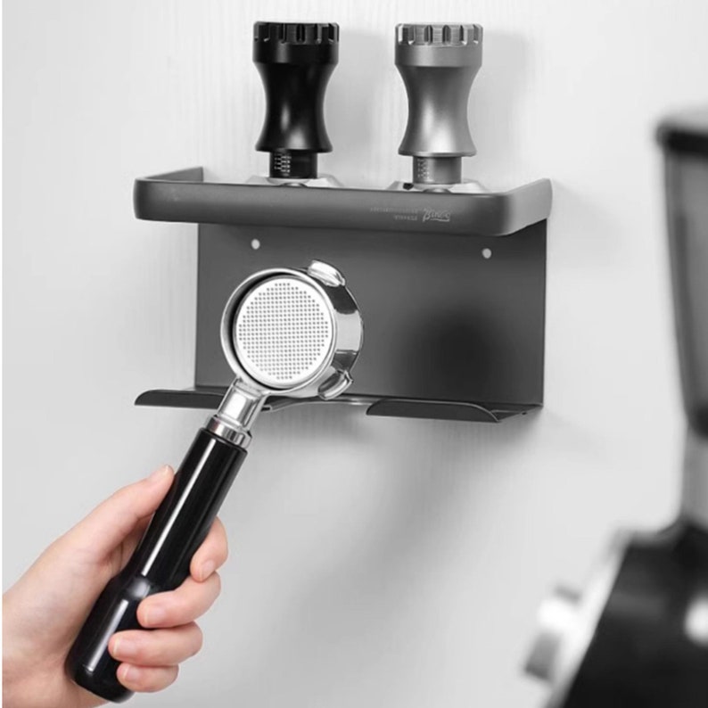 Coffee Machine Accessories Storage Rack, Floating Coffee Shelf, Coffee