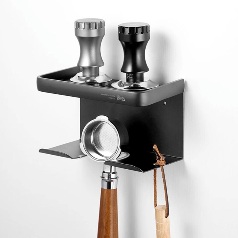 Coffee Machine Accessories Storage Rack, Floating Coffee Shelf, Coffee
