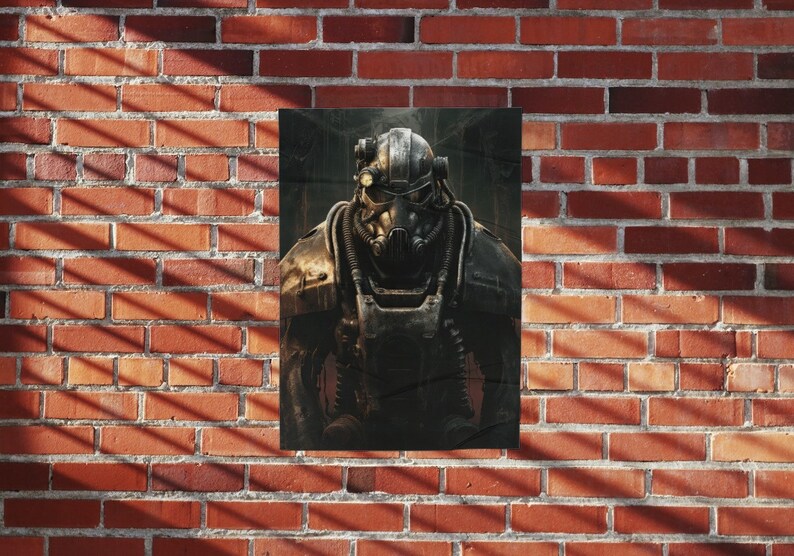 Fallout Minimalist Poster Fallout Inspired Poster Game Art Gaming Print