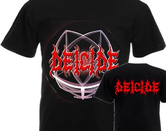 Neues Dtg / Dtf-bedrucktes T-Shirt -DEICIDE - Legion - Größe: S, M, L, XL, XXL, 3XL, 4XL, 5XL, 6XL, 7XL