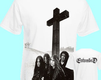 Neues Dtg / Dtf T-Shirt - ENTOMBED - Morning Star - Größe:S,M,L,XL,XXL,3XL,4XL,5XL,6XL,7XL