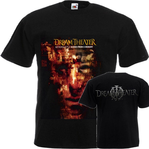New Dtg / Dtf  printed t-shirt -Dream Theater - Metropolis Pt. 2 Scenes from a Memory- Size :S,M,L,XL,XXL,3XL,4XL,5XL,6XL,7XL