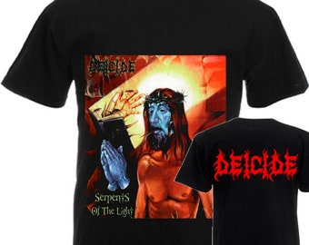 New Dtg / Dtf  printed t-shirt - DEICIDE - Serpents of the Light - Size :S,M,L,XL,XXL,3XL,4XL,5XL,6XL,7XL