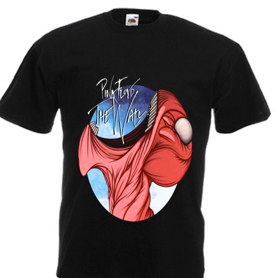 New Dtg Dtf Printed T shirt Pink Floyd the Wall Size S M L XL