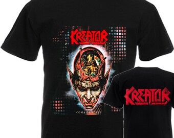 New Dtg / Dtf  printed t-shirt - KREATOR - Coma of Souls - Size :S,M,L,XL,XXL,3XL,4XL,5XL,6XL,7XL