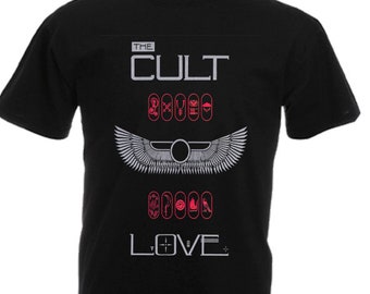 New Dtg / Dtf  printed t-shirt - Cult Love - Big Neon Glitter - Size :S,M,L,XL,XXL,3XL,4XL,5XL,6XL,7XL