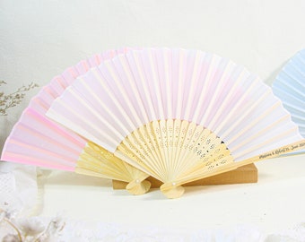 Personalized Folding Hand Fan,Hen Do Fan for Bridal Party,Bridesmaid Gifts,Wedding Hand Fans,Laser Engraved Folding Hand Fan