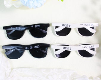 personalised sunglasses wedding favors bridal shower favors team gifts ideas bulk gifts for guests destination wedding custom sunglasses