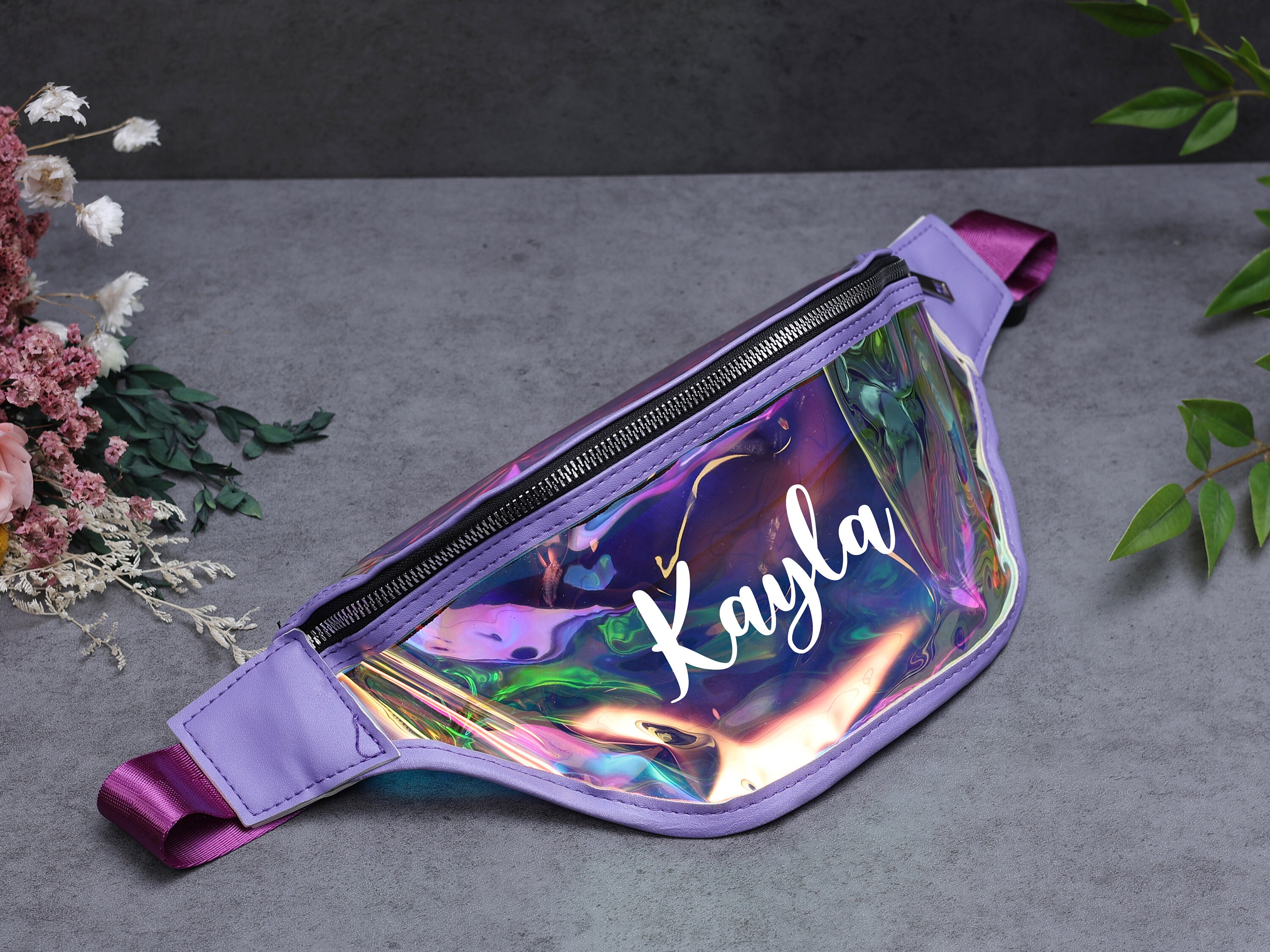 Small clear shop fanny pack