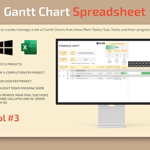 Gantt Chart Excel Template | Project Management Template