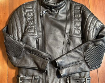 ヴィンテージ ウィルソンズ オープンロード モーターサイクルジャケット メンズ 36 ブラック ヘビーデューティー アウトドア