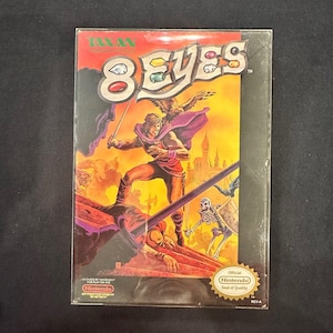 8 Eyes Nintendo NES Authentic Tested CIB vintage video games