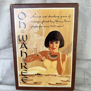 OH-WAH-REE Board Vintage 1962 3M Bookshelf Game Family Fun 100% complete