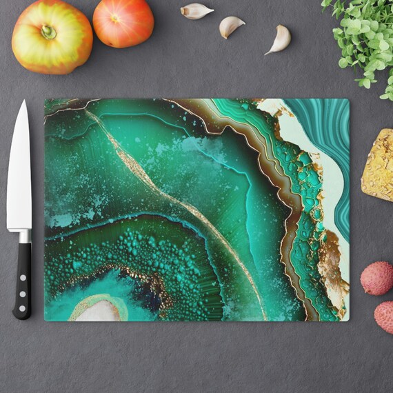 Charcuterie Cutting Board - Serving Board - Geode - Crystal  geode cutting board display picture 1