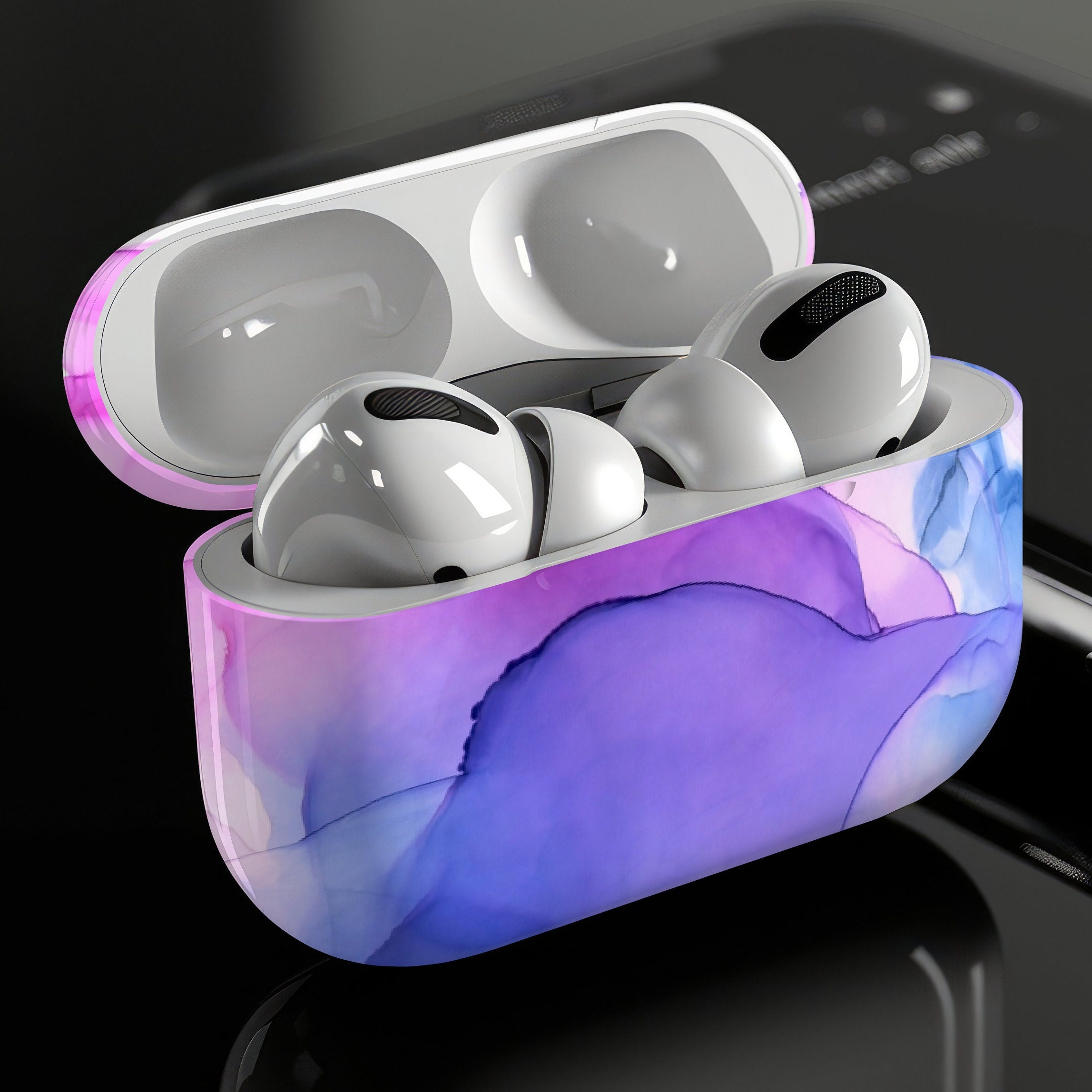 Purple Marble AirPod Case Gen Airpods Case Pro Gen