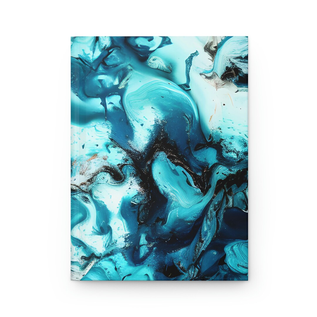 Abstract Art Journal | Blue Journal | Blue Art Journal | Art Journal ...