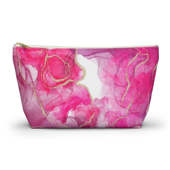 Hot pink makeup bag sale