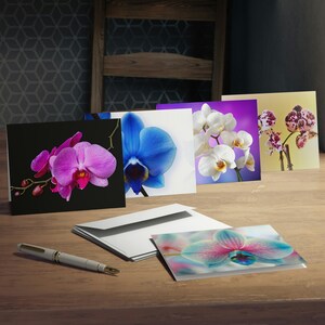 Orchid Greeting Cards | Orchid Note Cards | Orchid Cards | Orchid Blank Cards | Orchid Stationary
