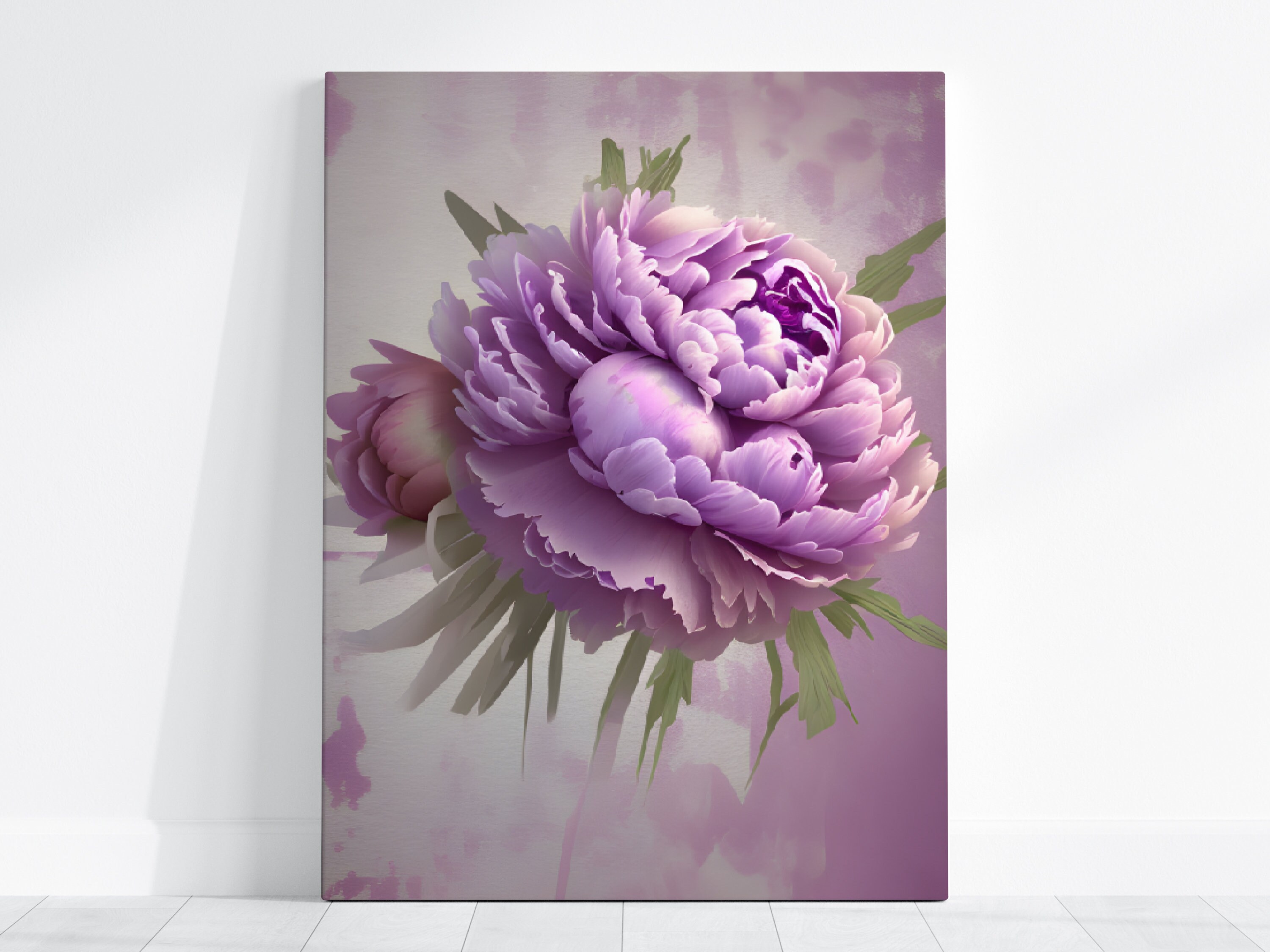 Lavender Floral Wall Art Set of 3 Prints Home Decor Purple Flower ...