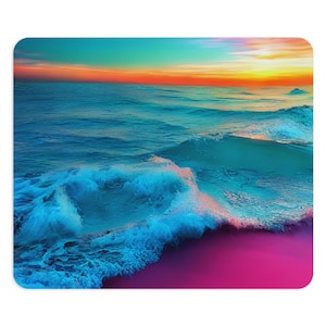 Mauspad, Mauspad, Mauspad, Buntes Mauspad, Buntes Mauspad, Strand Mauspad, Strand Mauspad, Sonnenuntergang Mousepad