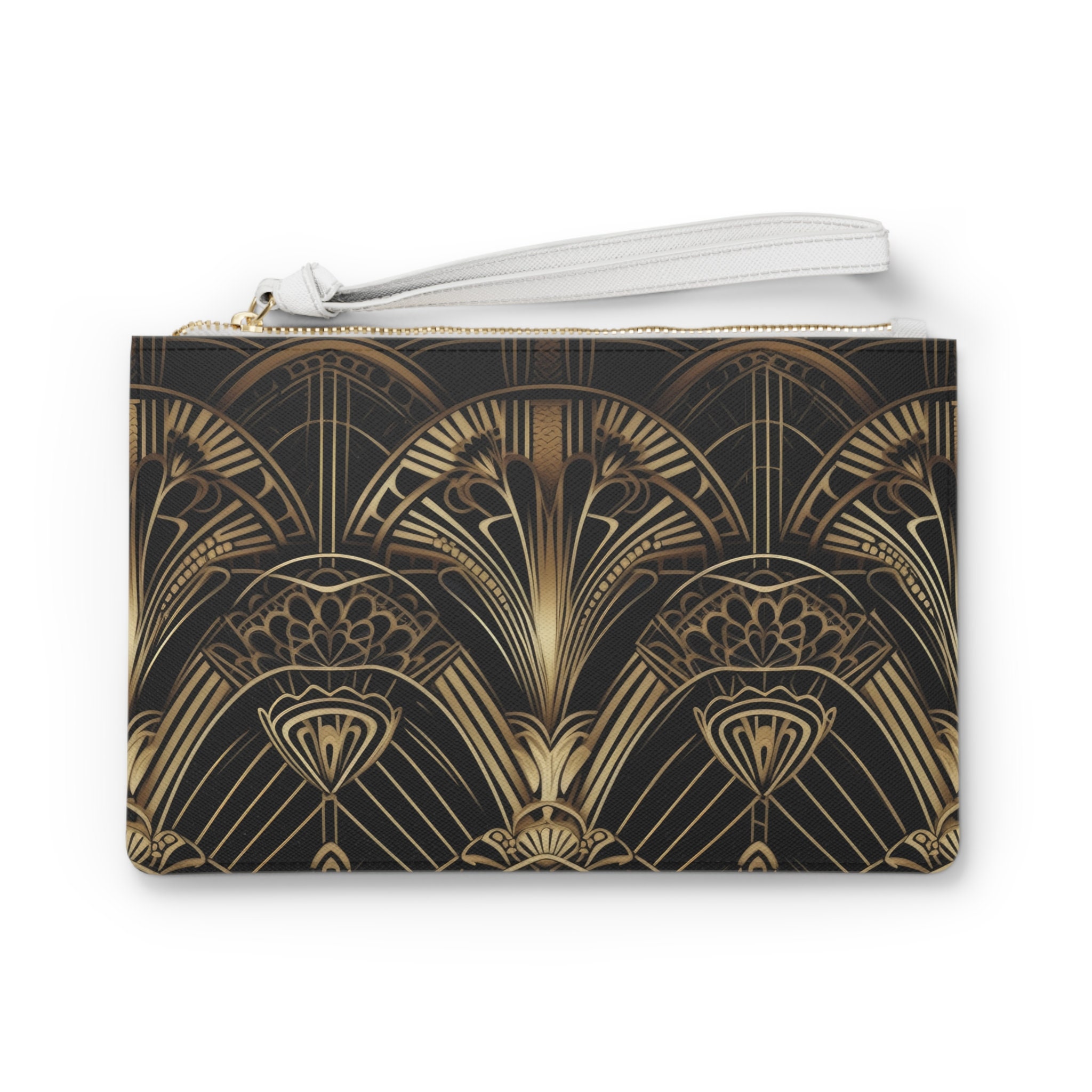 Black Beaded LA REGALE Evening Bag - Flapper Art Deco Style Purse - Ev –  Revival Vintage