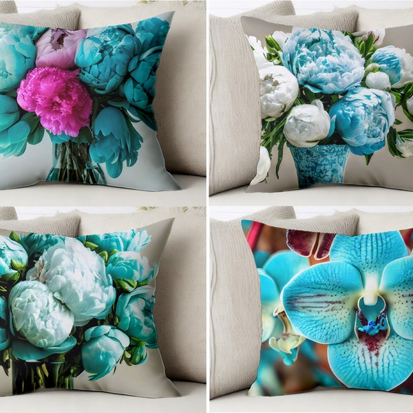 Orchid Flower Pillow Etsy