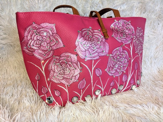 Auth COACH #19642 Maggie Madison Pink Floral Shoulder Bag Hobo Limited  Edition | eBay