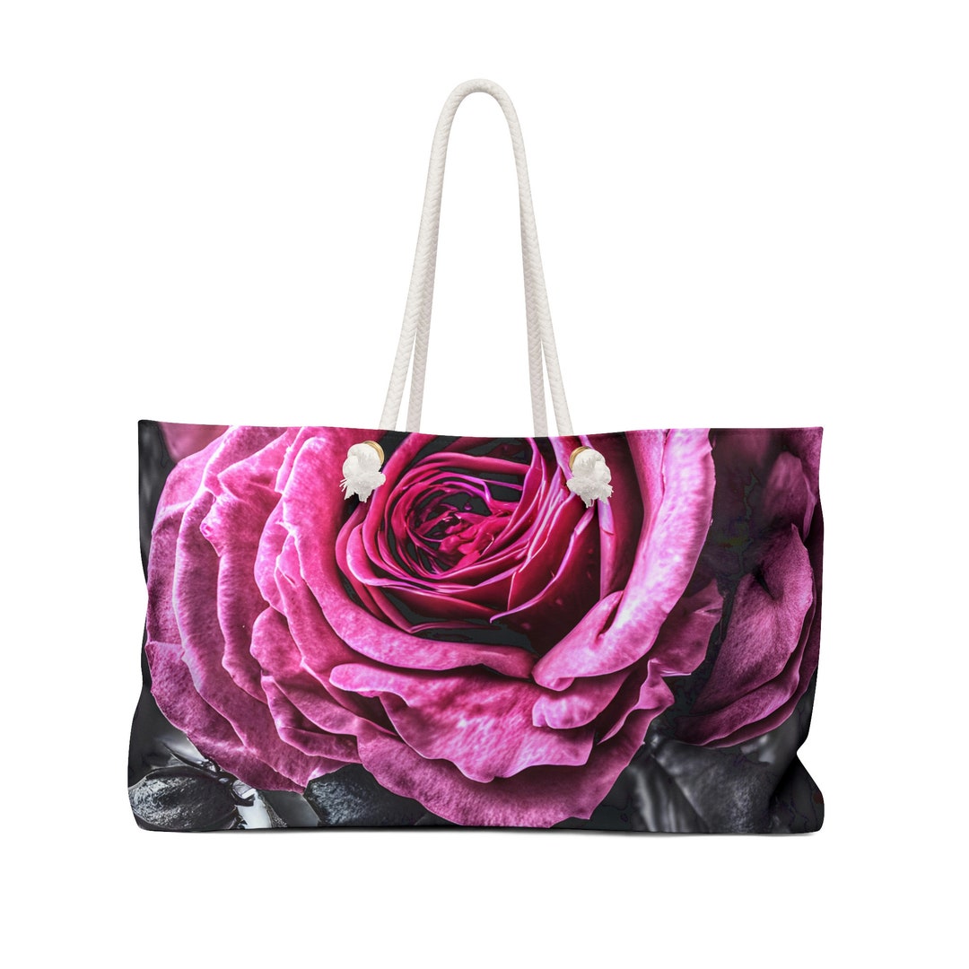 On-the-Go Quilted Weekender Bag–Oh So Fancy Pink