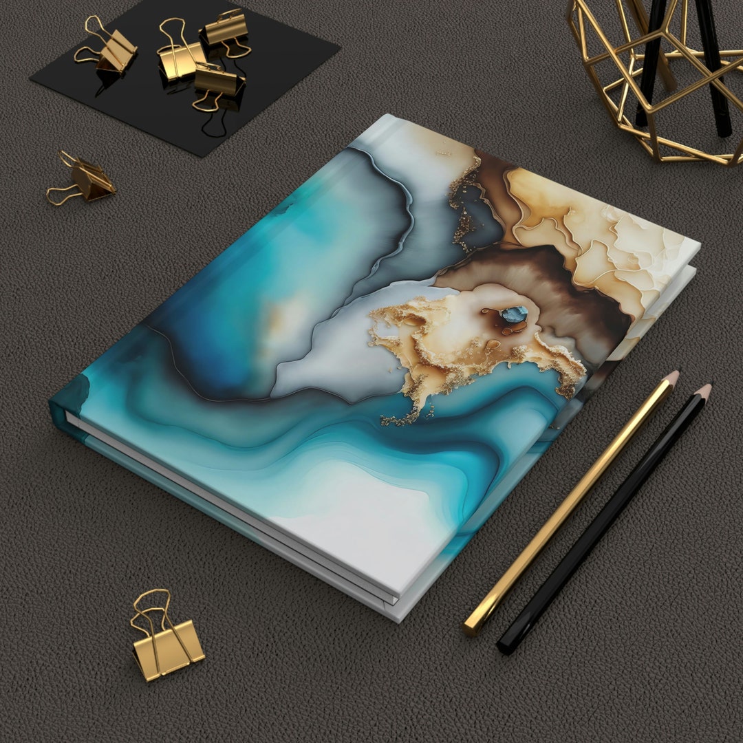 Turquoise Art Journal | Ocean Journal | Beach Journal | Turquoise ...