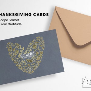 ThanksGiving Card Gratitude Printable Digital Download
