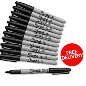 12 Color Sharpie RT Retractable Permanent Markers Fine Tip, 12-pack  Drawing, Coloring Retractable Sharpie Markers 