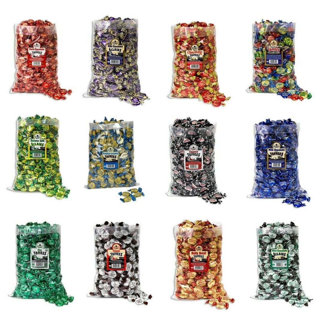 Borsa Per Festa Sweets Walkers Nonsuch Toffee Retr&ograve; Pick N