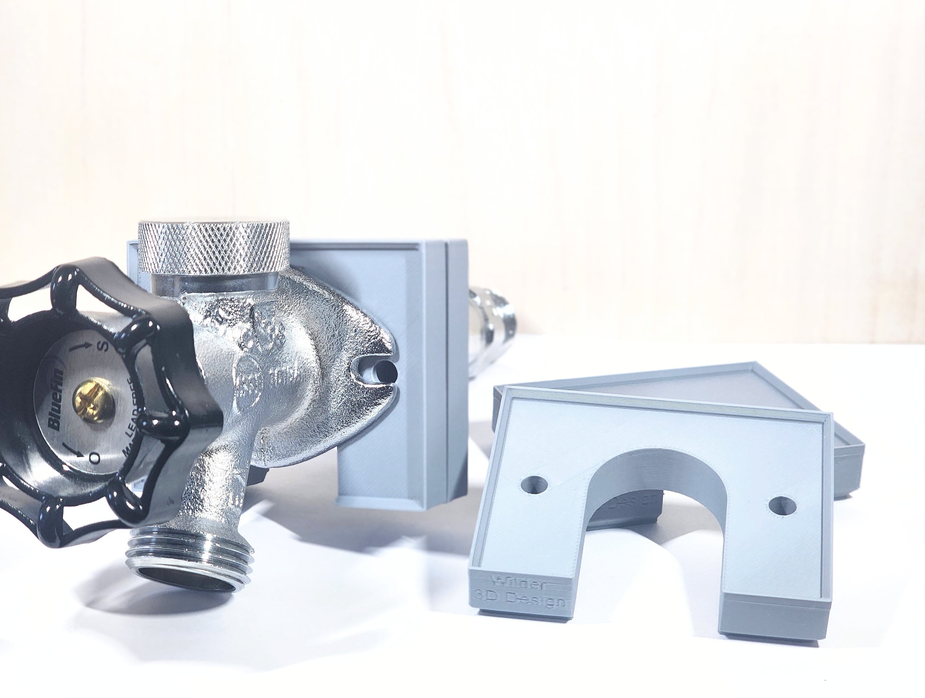 4 Pack 1/2 Freezeless Hose Bib Spacer Bluefin Model Stackable up to 2