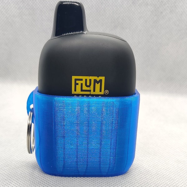 Flum Pebble Vape Holder | 3D Printed | Keychain | TPU Flexible Filament