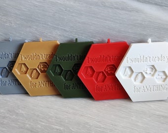 Catan Christmas Ornaments 5pk | Catan | 3D Printed