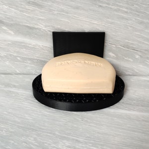 Jabonera de pared con drenaje / Ahorrador de jabón / Jabón / Baño / PLA / Impresión 3D