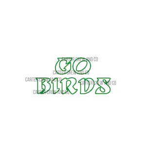 Go Birds & Go Eagles Retro - Digital Download - SVG PNG - Philadelphia - Philly - Eagles