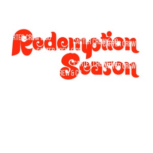 Redemption Season Phillies - Philly - Baseball - Phillies playoffs - Philadelphia - DIgital Download - Cute - SVG PNG  - Retro Colors