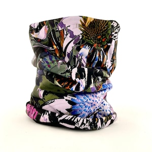 Schlauchschal gefüttert, Schlauchschal aus Polartec Fleece - in FloralCamo