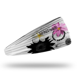Yoga/Workout Headband - stretchable, wicking, comfortable headband for yoga, working out, and just looking good - in White