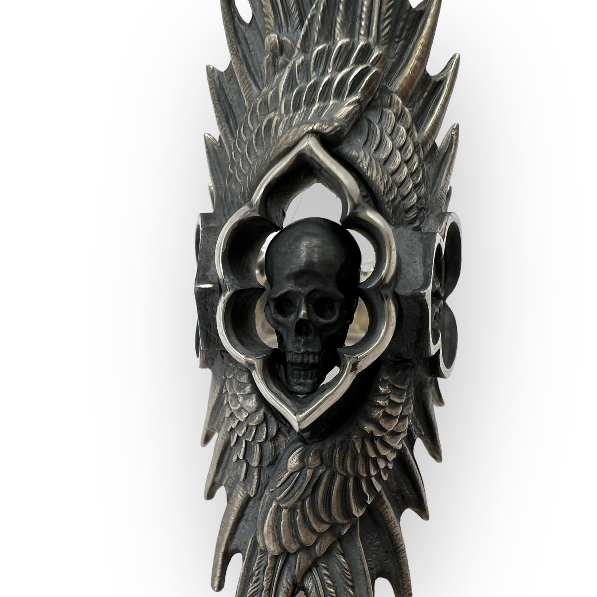 Still Wild サラ・ローレ・エンゲルハルド サイン入り Legiomade Sariel Ring Angel Skull Wing Silver 925 Starling